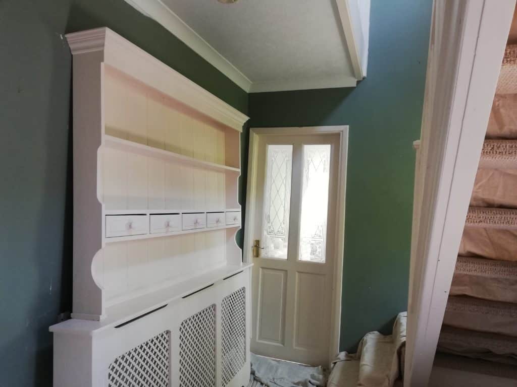 freshly decorated door and sideboard in chesterfield