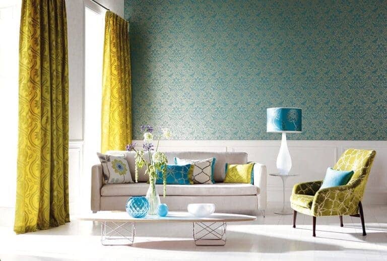 Interior wallpapering service